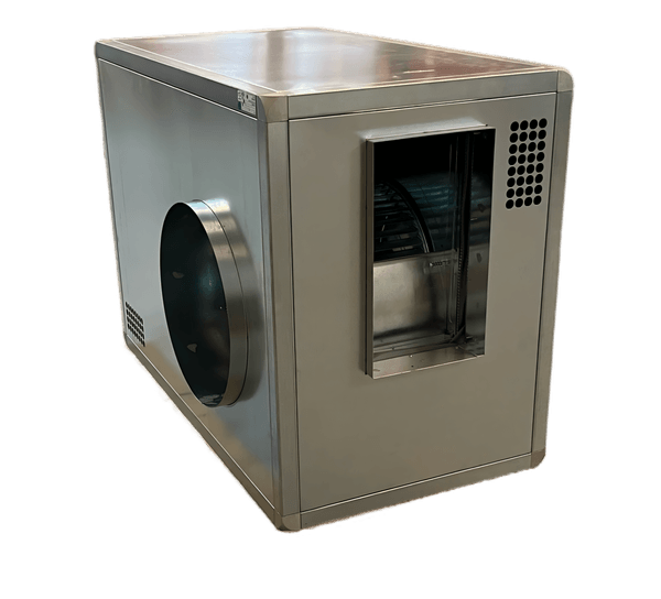 Caja de ventilación media presión CHAYSOL serie SA-RTC horizontal izquierda