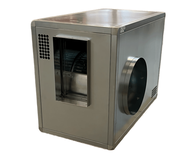 Caja de ventilación media presión CHAYSOL serie SA-RTC horizontal derecha